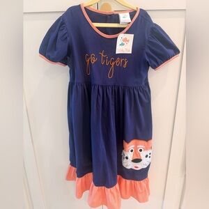 Auburn University Shrimp and Grits Tiger Dress ! NWT! Size 7
